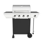 Nexgrill 4-Burner Gas Grill with Side Burner