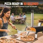 Big Horn Outdoors Portable Woodfire Pizza Oven