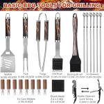 22-Piece Stainless Steel BBQ Tool Set