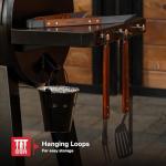 Nexgrill 3-Piece BBQ Tool Set with Wooden Handles