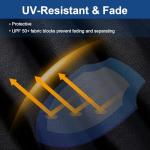 52-Inch Waterproof BBQ Grill Cover with Straps