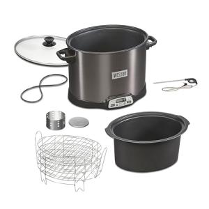 WESTON 2-in-1 XL Slow Cooker & Indoor Smoker