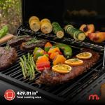 Megamaster 3-Burner Propane Gas Grill with Side Tables