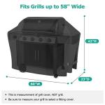 60-Inch Heavy Duty Waterproof Gas Grill Cover