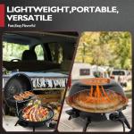ROVSUN 1600W Portable Electric Tabletop Grill