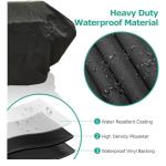 HJTPOWER 67" Heavy-Duty Waterproof BBQ Grill Cover