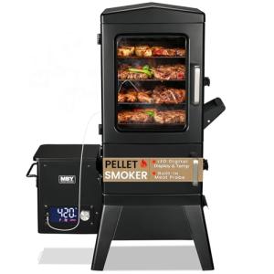 Electric Wood Pellet Smoker with Meat Probe