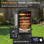 Electric Wood Pellet Smoker with Meat Probe