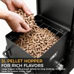 Electric Wood Pellet Smoker with Meat Probe