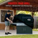 Grillman Premium Outdoor BBQ Grill Cover, Rip-Proof - Large