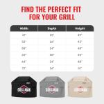 Grillman Premium Outdoor BBQ Grill Cover, Rip-Proof - Large