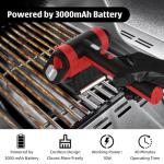 Electric Rechargeable Grill Brush with LED Light