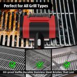 Electric Rechargeable Grill Brush with LED Light