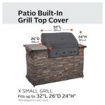 Ravenna 32 Inch Water-Resistant BBQ Grill Cover