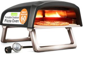 NutriChef Portable Gas Pizza Oven for Outdoors