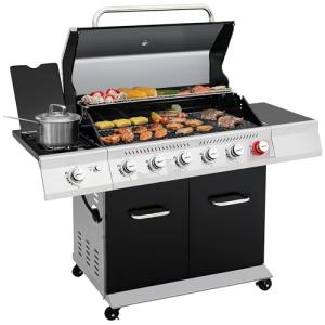 Royal Gourmet 6-Burner Propane Gas Grill with Sear Burner