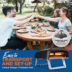 NutriChef Portable Gas Pizza Oven for Outdoors