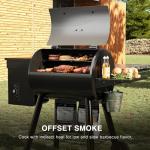 Versatile Electric Wood Pellet Grill with Side Table