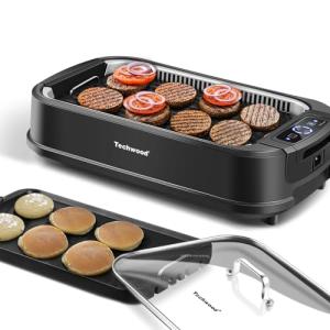 Techwood 1500W Smokeless Indoor BBQ Grill