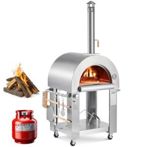 VEVOR 26" Dual Fuel Outdoor Pizza Oven