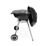 18-Inch Portable Charcoal Kettle Grill with Wheels