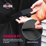 Heavy-Duty Waterproof BBQ Grill Cover - Black