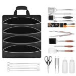 BBQ Grill Tool Storage Bag - Roll Up Organizer