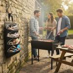 BBQ Grill Tool Storage Bag - Roll Up Organizer