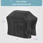 Waterproof Grill Cover for Weber Spirit II