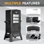 Electric Smoker with Meat Probe and Cover