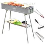 WILLBBQ Portable Hibachi Charcoal Grill with Accessories