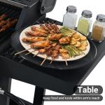 Endark 4-Burner Cast Iron BBQ Grill