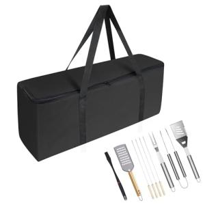 Heavy Duty BBQ Tool Storage Bag for Grilling