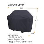 Amazon Basics Waterproof Gas Grill Cover, 66 inch