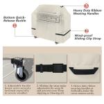Premium Waterproof Gas Grill Cover, Light Tan 60
