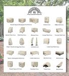 Premium Waterproof Gas Grill Cover, Light Tan 60