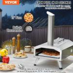 VEVOR 12 Inch Dual Fuel Outdoor Pizza Oven