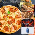 VEVOR 12 Inch Dual Fuel Outdoor Pizza Oven