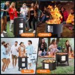 GriliFE 16" Charcoal Smoker and Grill Combo