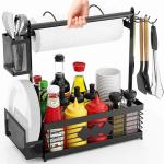 Outdoor Grill Caddy with Paper Towel and Plate Holders