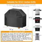 60 Inch BBQ Grill Cover - Waterproof & UV Resistant