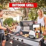Outdoor Grill Caddy with Paper Towel and Plate Holders