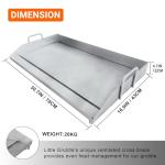 Vivicreate Stainless Steel Outdoor Griddle for Grills