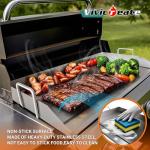 Vivicreate Stainless Steel Outdoor Griddle for Grills