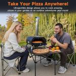 SizzleDelite Portable Wood Fired Pizza Oven