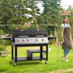 5-Burner Propane Grill and Griddle Combo