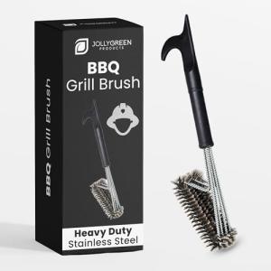 Heavy Duty BBQ Grill Brush – Firefighter Designed