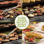 Cuisinart 13-Piece Bamboo BBQ Tool Set