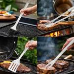Stainless Steel 4-Piece BBQ Grill Tool Set