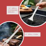 Stainless Steel 4-Piece BBQ Grill Tool Set